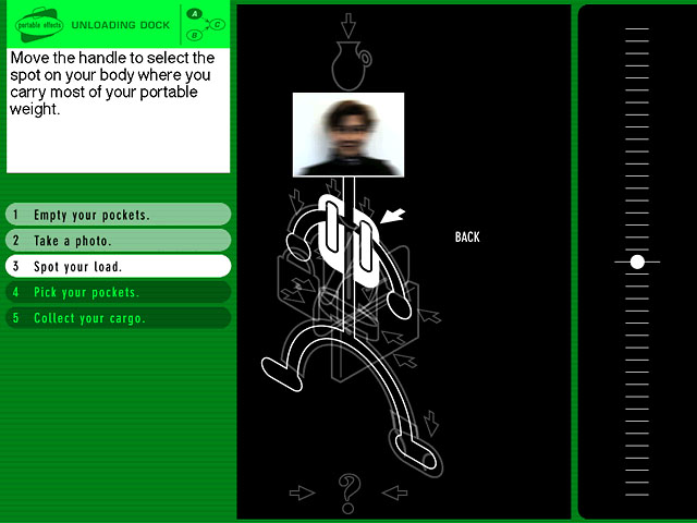 A screenshot from one of the Unloading Dock interfaces